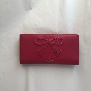 Brand New Pink Ribbon Kate Spade Wallet
